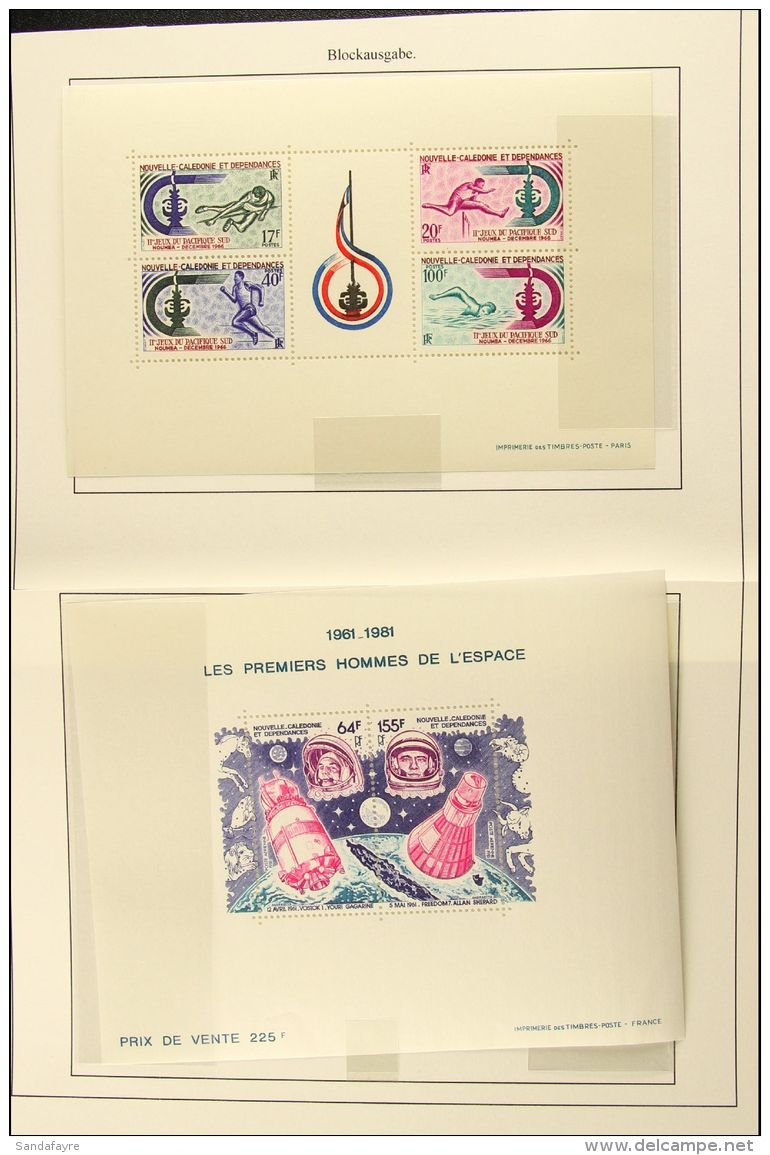 NEW CALEDONIA 1966-1997 MINIATURE SHEETS Superb Never Hinged Mint. A Complete Run (Yvert Blocs 3/19), Plus The... - Sonstige & Ohne Zuordnung