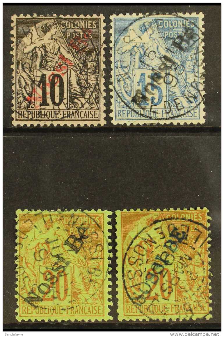 NOSSI - BE 1893 Overprint Set Complete, Yv 23/26, Very Fine Used. (4 Stamps) For More Images, Please Visit... - Autres & Non Classés
