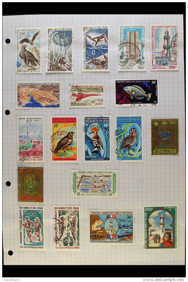 AFARS ET ISSAS 1967-1977 All Different FINE USED Collection On Pages. From 1967 Fauna Set, Nicely Represented... - Andere & Zonder Classificatie