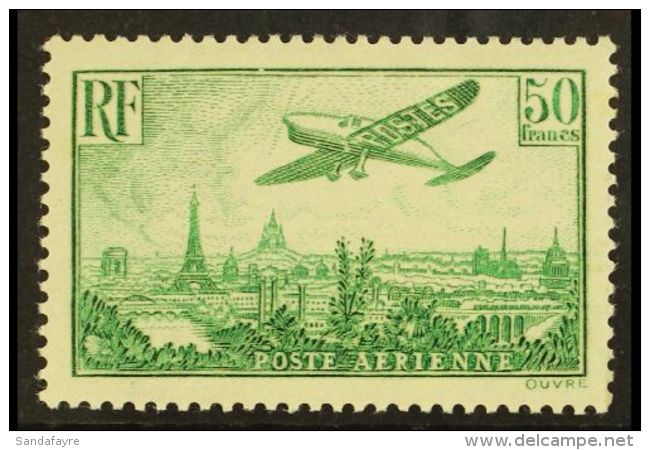 1936 50f Green Air Post, Yv 14, Very Fine Mint For More Images, Please Visit... - Other & Unclassified