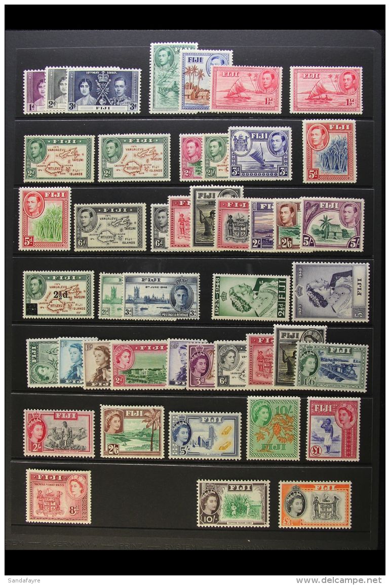 1937-61 VERY FINE MINT COLLECTION An All Different Range Which Includes 1938-55 Definitives With Most Values To 5s... - Fiji (...-1970)