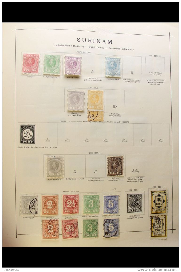 LATIN AMERICA COLLECTION ON "SCHAUBECK" PRINTED LEAVES From Early Issues Through To Late 1930's, Mint And Used,... - Sonstige & Ohne Zuordnung