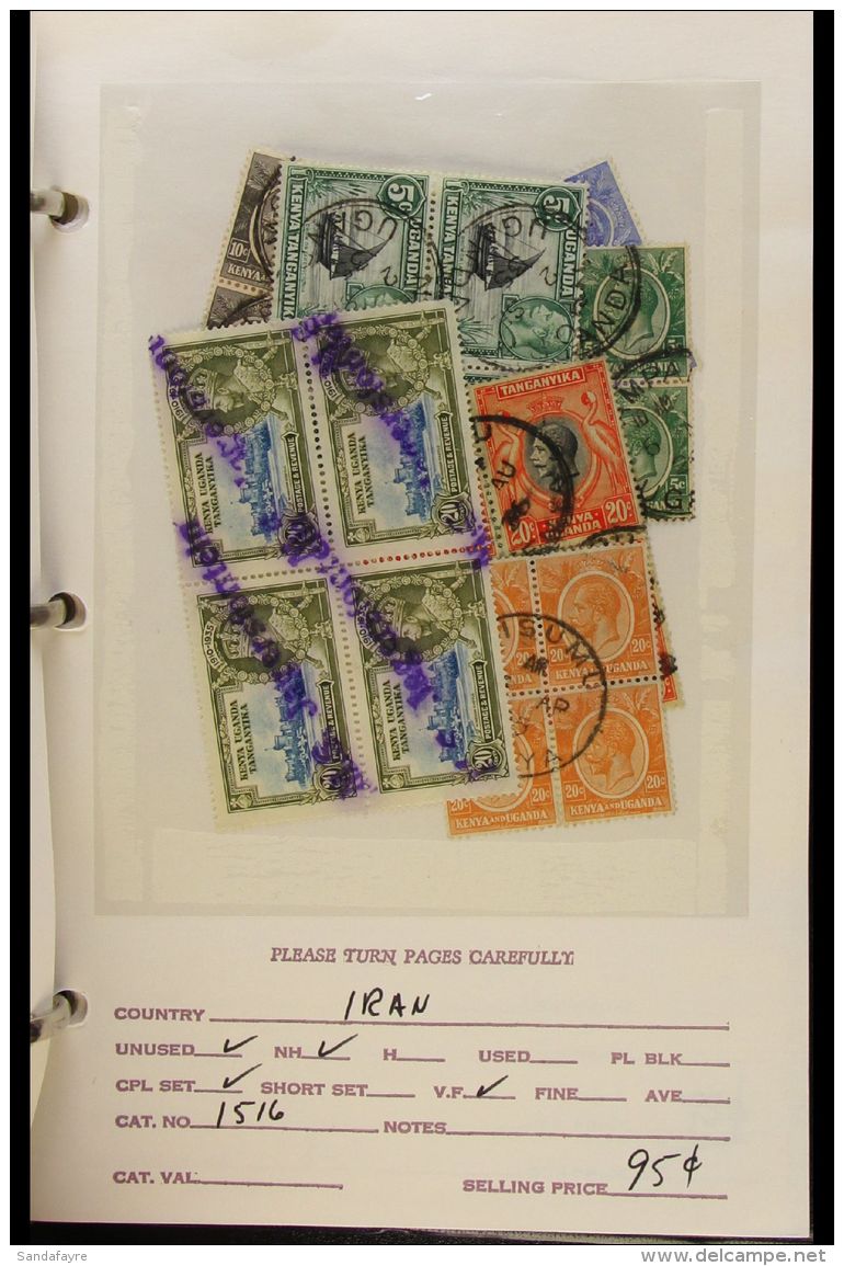 BRITISH COMMONWEALTH ON DEALER'S DISPLAY PAGES QV To Early QEII Mint And Used. Much Of Interest - Note... - Other & Unclassified