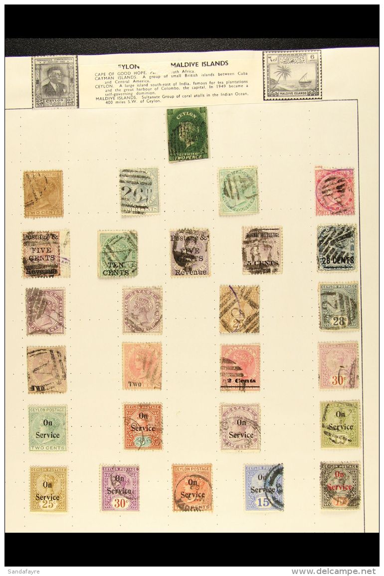 BRITISH ASIA COLLECTION On Album Pages, Mixed Mint &amp; Used Ranges With QV To QEII Issues. Inc Aden &amp;... - Other & Unclassified