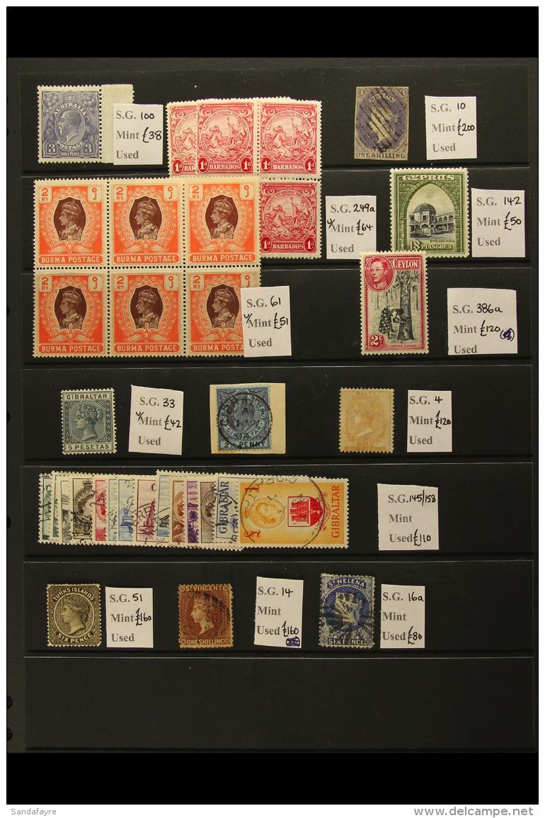 BRITISH COMMONWEALTH Interesting Early To Modern Selection With Some Unusual Items Including Ceylon 1938 Geo VI 2c... - Otros & Sin Clasificación