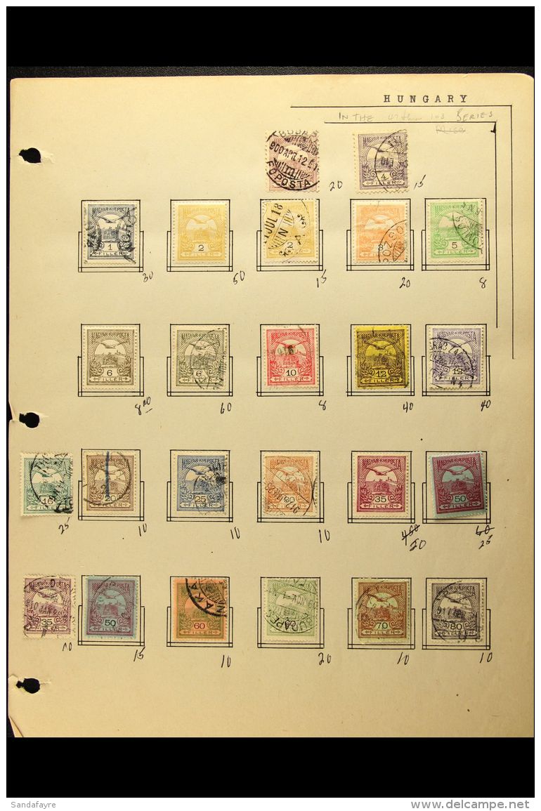 WORLD 'H' TO 'W' COUNTRIES. 19th Century To 1950's Mint &amp; Used Mostly All Different Stamps On Leaves, Inc... - Sonstige & Ohne Zuordnung