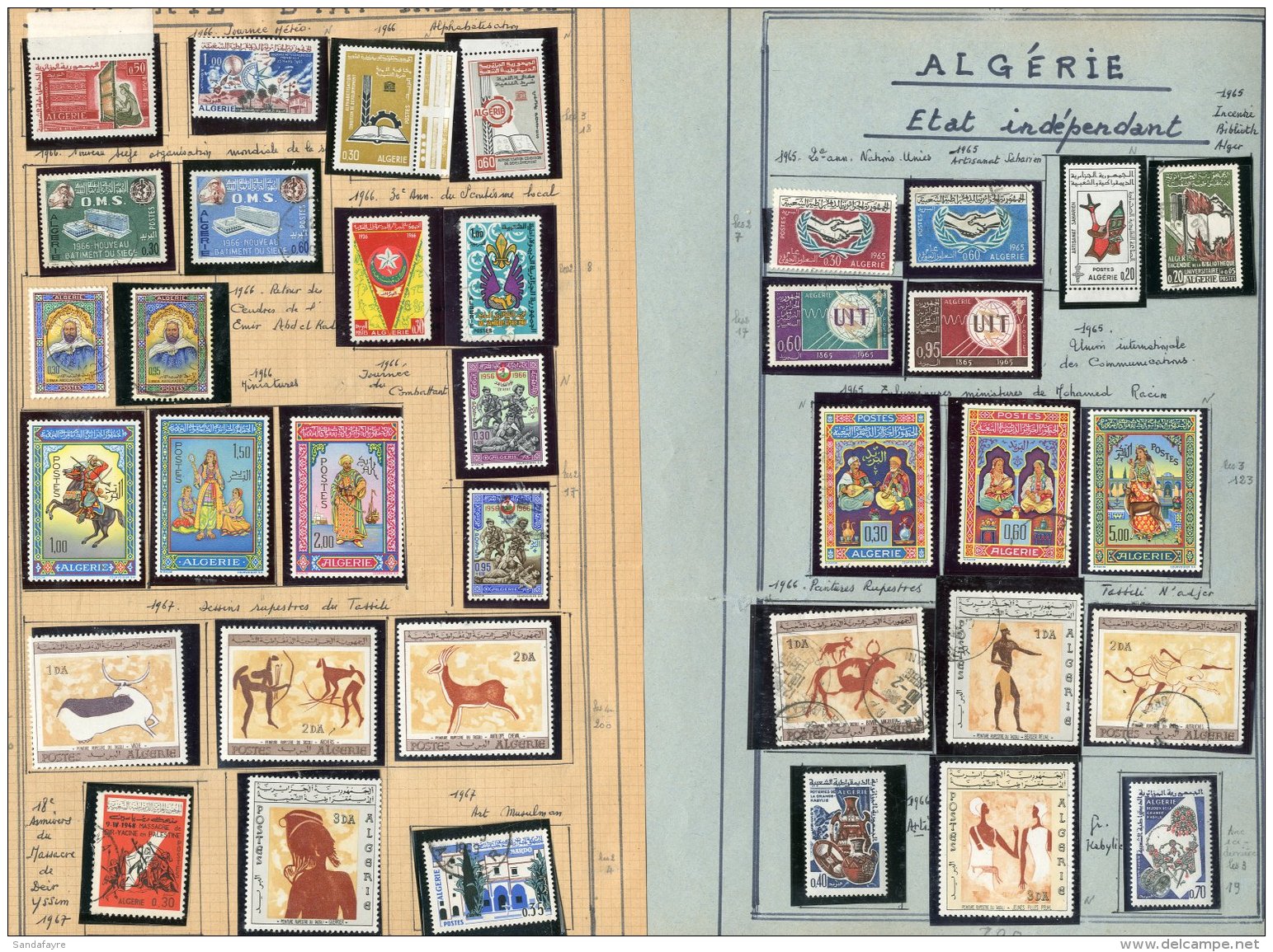 1962-1974 COMPREHENSIVE COLLECTION On Leaves, Fresh Mint Or Fine Used All Different Stamps, Virtually COMPLETE For... - Sonstige & Ohne Zuordnung