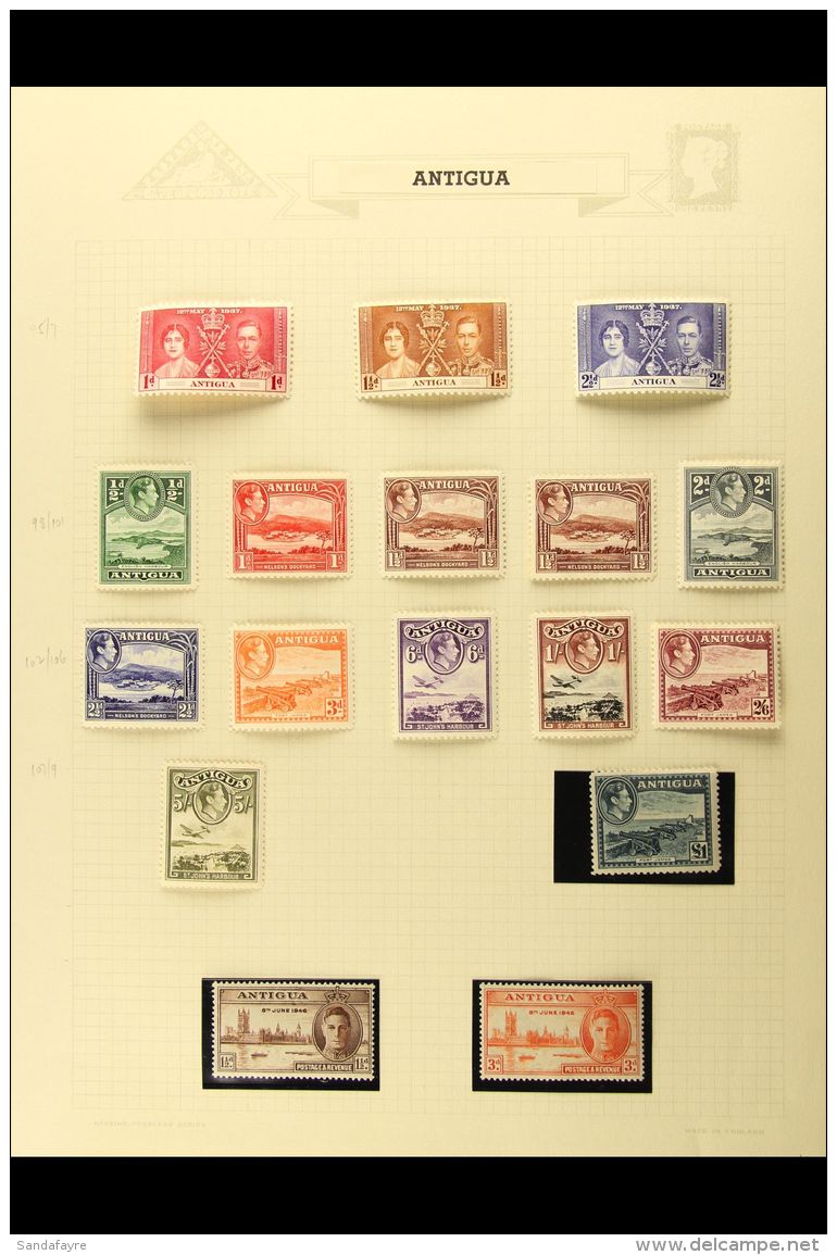 1935-1969 ATTRACTIVE ORIGINAL COLLECTION On Album Pages, Mint And Used, Generally Fine/very Fine Condition. Note... - Other & Unclassified