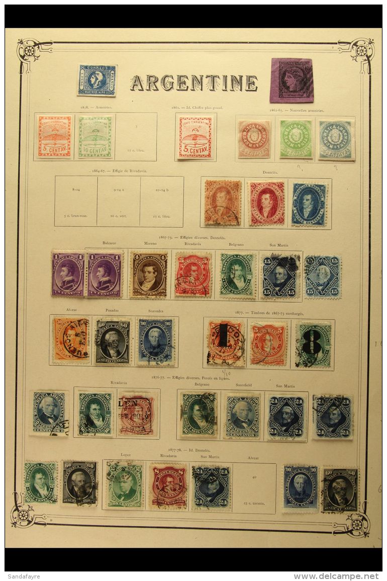 1858-1928 OLD TIME COLLECTION An Attractive Mint &amp; Used Collection With Many Better Stamps, Complete Sets,... - Sonstige & Ohne Zuordnung
