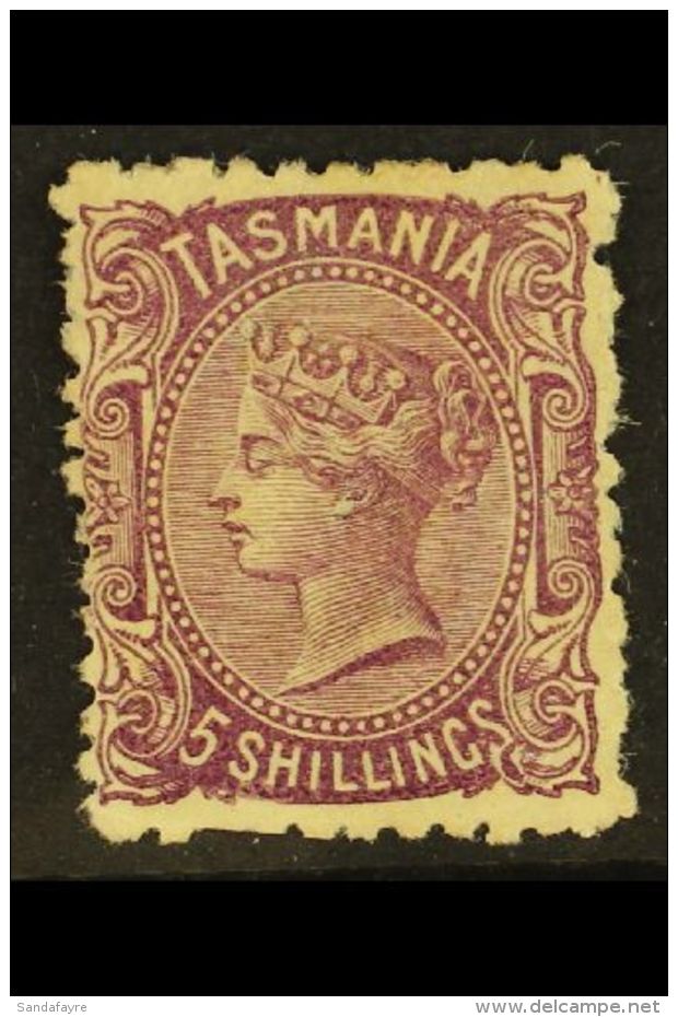 TASMANIA 1871-78 5s Purple, Perf 11&frac12;, SG 149, Fine Unused Without Gum. For More Images, Please Visit... - Other & Unclassified