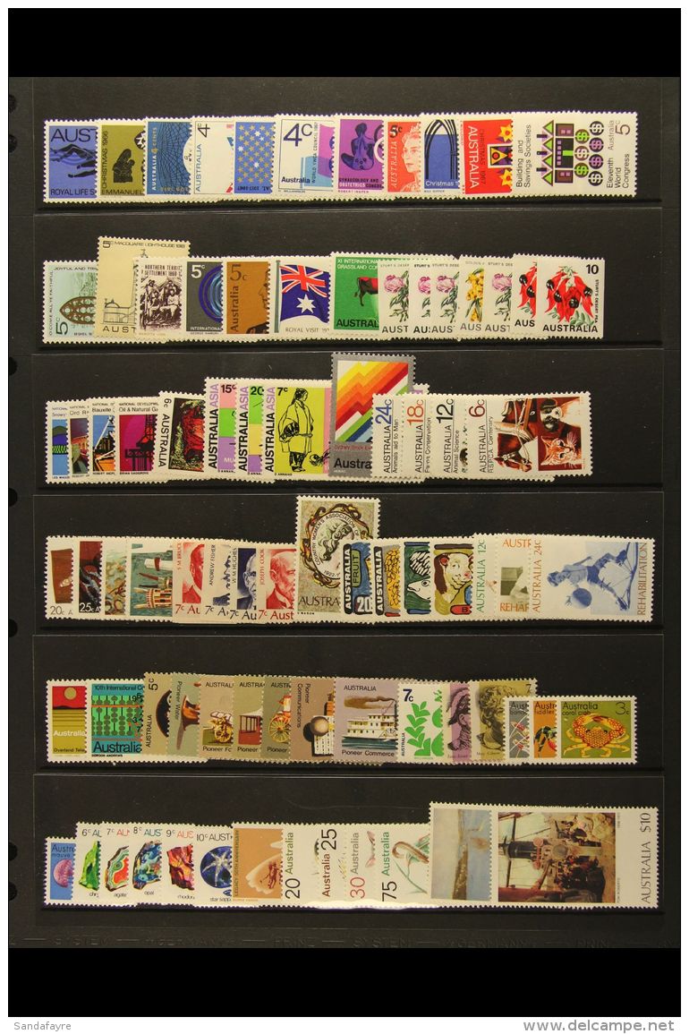 1966-1989 COMPREHENSIVE NEVER HINGED MINT COLLECTION On Stock Pages, ALL DIFFERENT, Se-tenant Where Appropriate,... - Andere & Zonder Classificatie