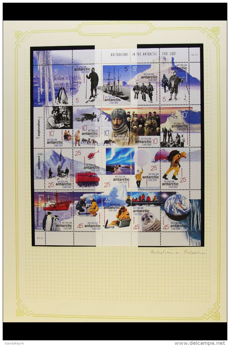 AUSTRALIAN ANTARCTIC TERRITORY 1983-2001 All Different Never Hinged Mint Collection, Includes 1984-87 Definitive... - Andere & Zonder Classificatie