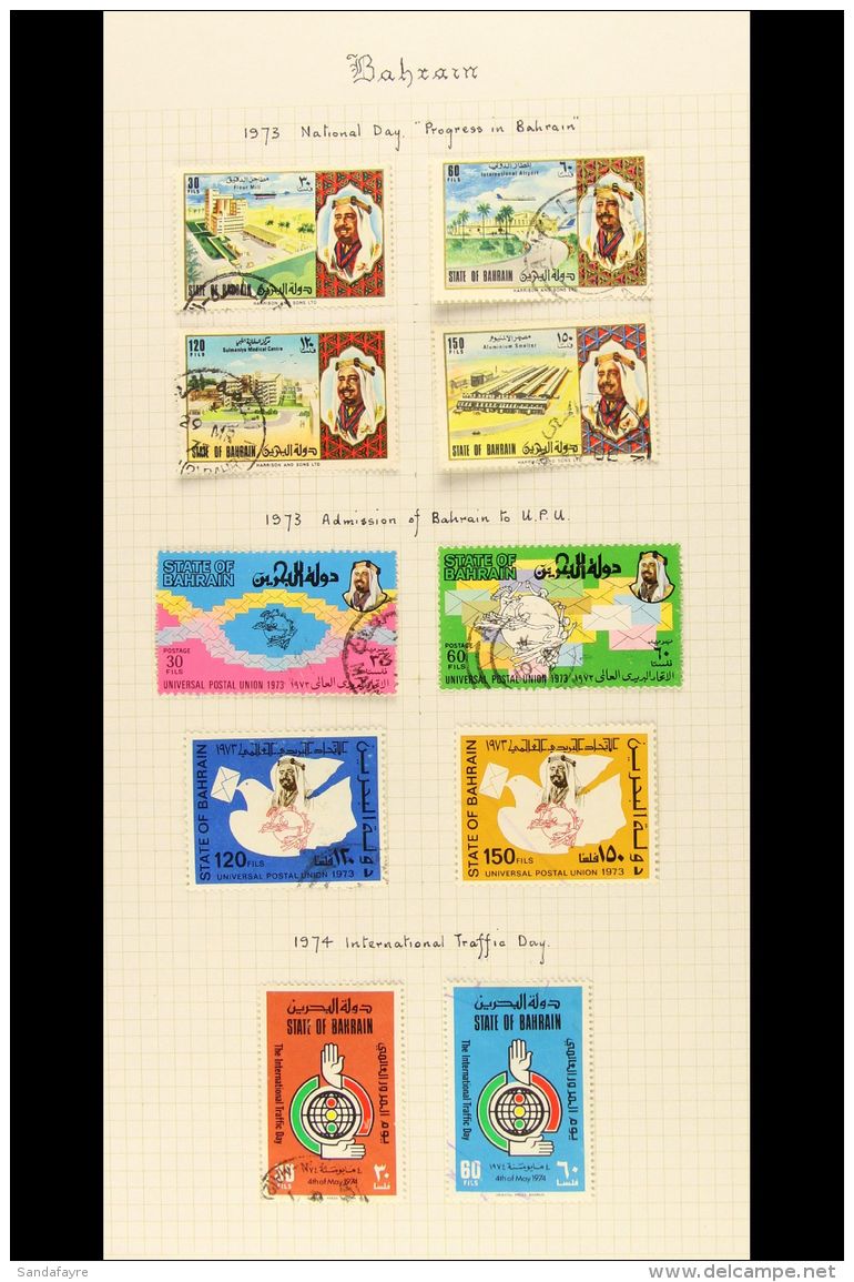 1948-89 COLLECTION On Album Pages, Mint Or Used, And Which Starts With A Range Of Fine Mint Opts On Great Britain... - Bahrain (...-1965)