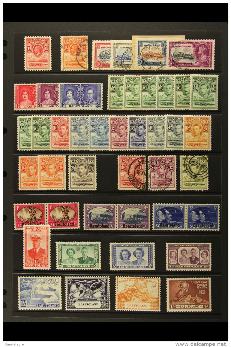 1933-63 COLLECTION Presented On Stock Pages. Inc 1933 KGV Jubilee Set, 1938 KGVI Set To 2s6d &amp; Used Range To... - Other & Unclassified