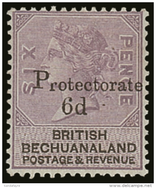 1888 6d On 6d Lilac And Black, SG 45, Superb Mint Og. For More Images, Please Visit... - Other & Unclassified