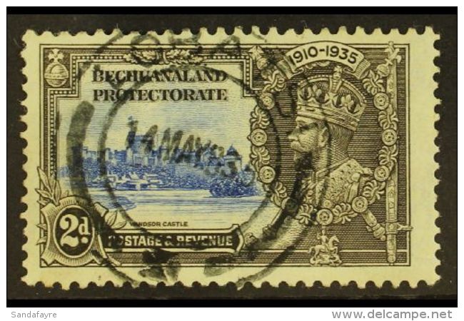 1935 2d Silver Jubilee, EXTRA FLAGSTAFF VARIETY, SG 112a, Very Fine Used. For More Images, Please Visit... - Sonstige & Ohne Zuordnung