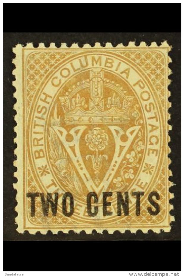 1868 2c Brown, Perf 14, SG 28, Very Fine And Fresh Mint. For More Images, Please Visit... - Sonstige & Ohne Zuordnung