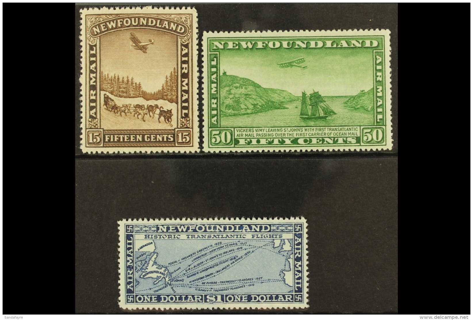 1931 Air (With Watermark) Set, SG 195/7, Fine Mint (3 Stamps) For More Images, Please Visit... - Autres & Non Classés