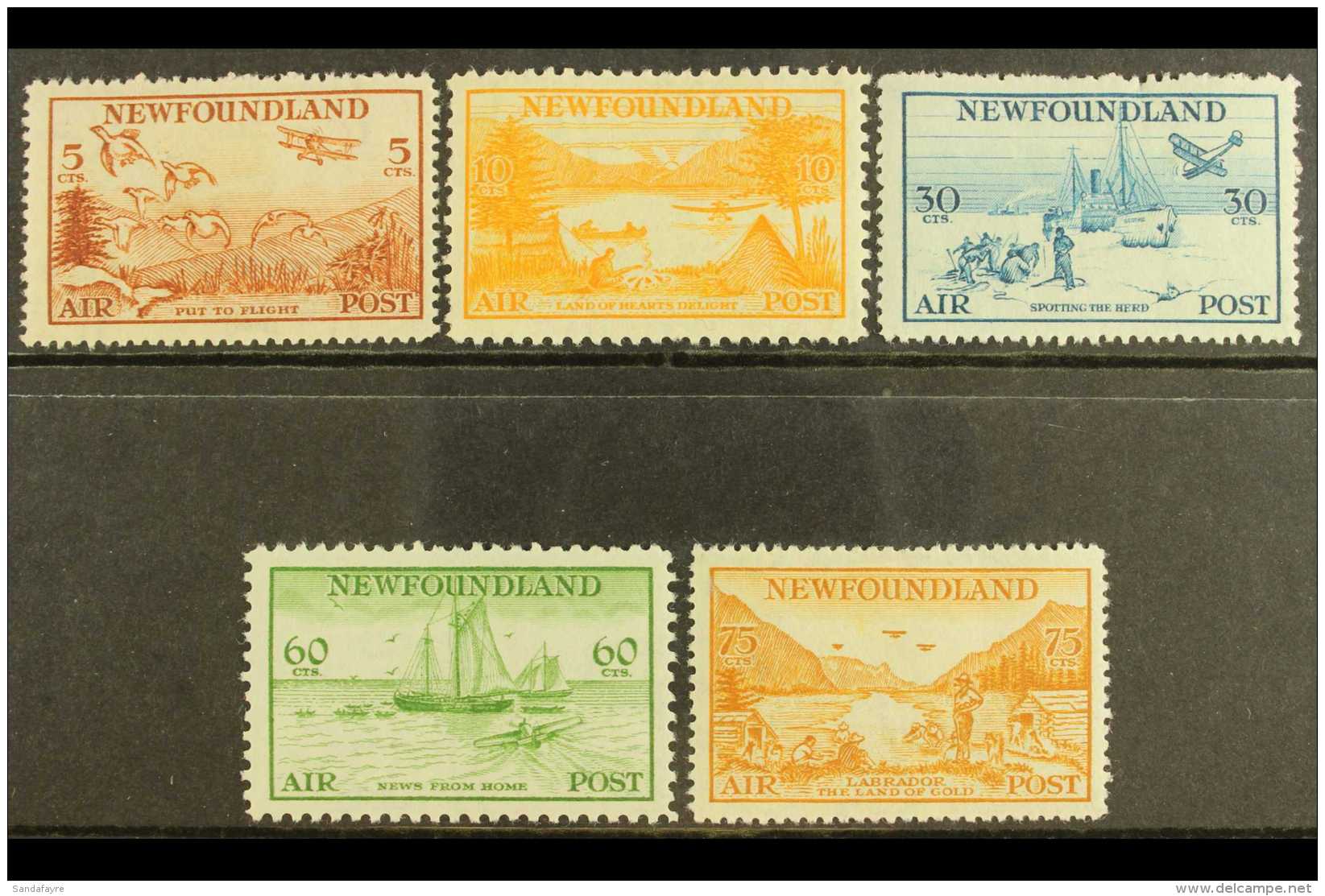 1933 AIRS Pictorial Set, SG 230/34, Fine Fresh Mint. (5 Stamps) For More Images, Please Visit... - Andere & Zonder Classificatie