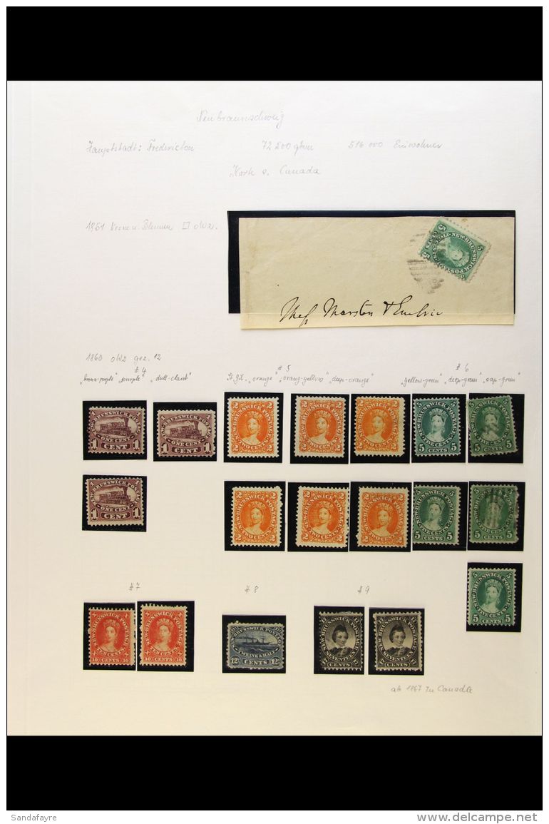 1860-1947 PROVINCES COLLECTION Presented On A Variety Of Pages In An Old Auction Folder. A Most Useful Mint &amp;... - Otros & Sin Clasificación