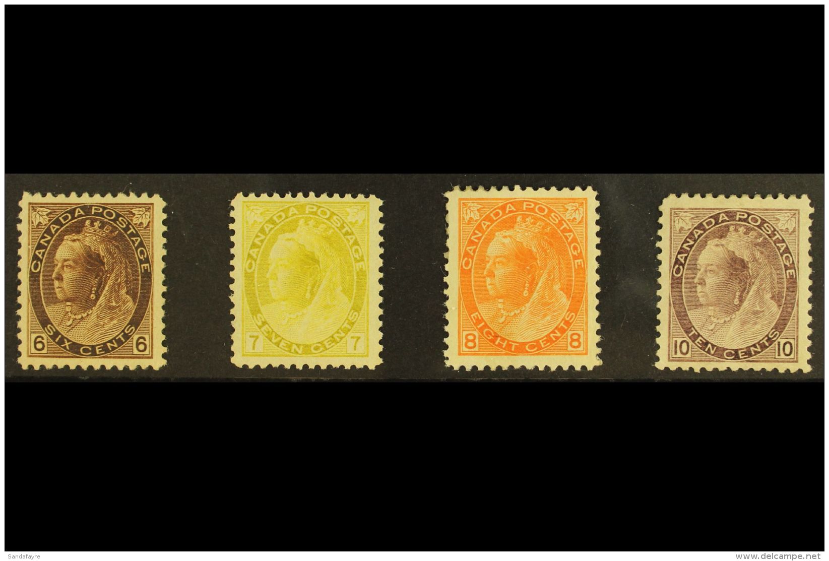 1898-1902 QV Definitive 6c To 10c, SG 159/63, Good To Fine Mint. (4 Stamps) For More Images, Please Visit... - Andere & Zonder Classificatie