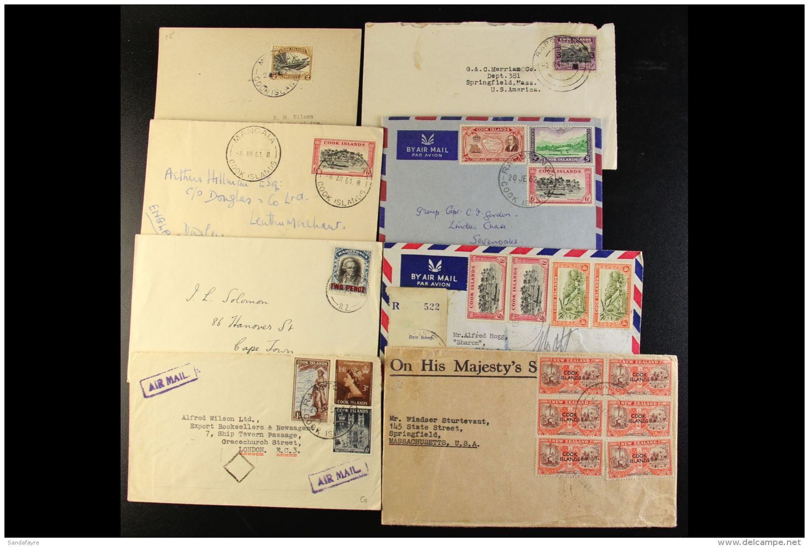 1931-79 COVERS AND CARDS ASSEMBLY An Interesting Group Of Mostly Covers With A Range Of Both Commercial And... - Cook