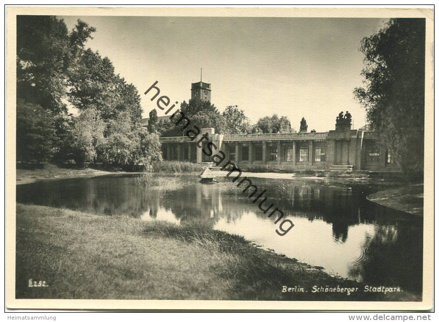 Berlin-Schöneberg - Schöneberger Stadtpark - Rathaus - Foto-AK Großformat - Photo-Verlag R. Lissner Berlin - Schoeneberg