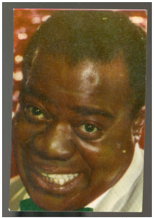 Chromo ( 5294 ) Acteur - Artiste De Cinema - Filmster : N°52 Louis Armstrong - Andere & Zonder Classificatie