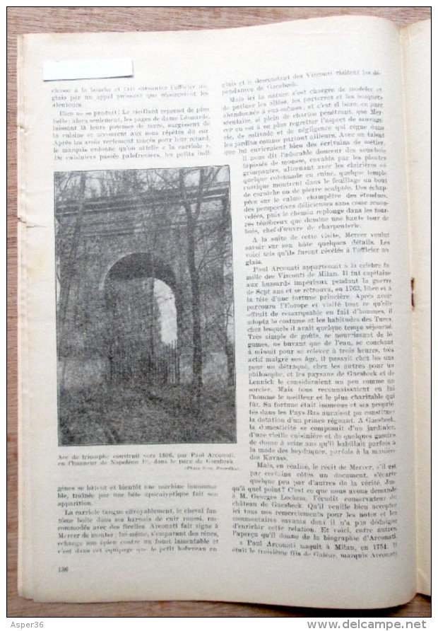 magazine avec articles "Ninove, Gaasbeek" 1929