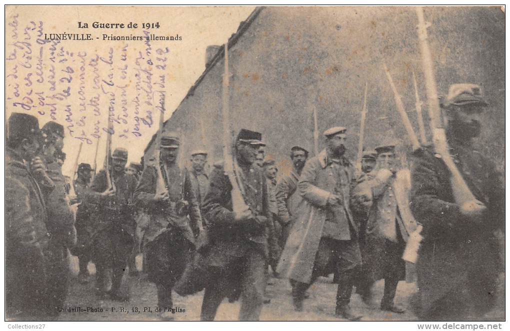 54-LUNEVILLE- GUERRE 1914 , PRISONNIERS ALLEMANDS - Luneville