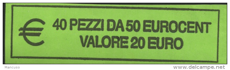 ITALIA  2014 - ROLL 50 CENT  ORIGINALE ZECCA - DATA VISIBILE - FDC - Rotolini