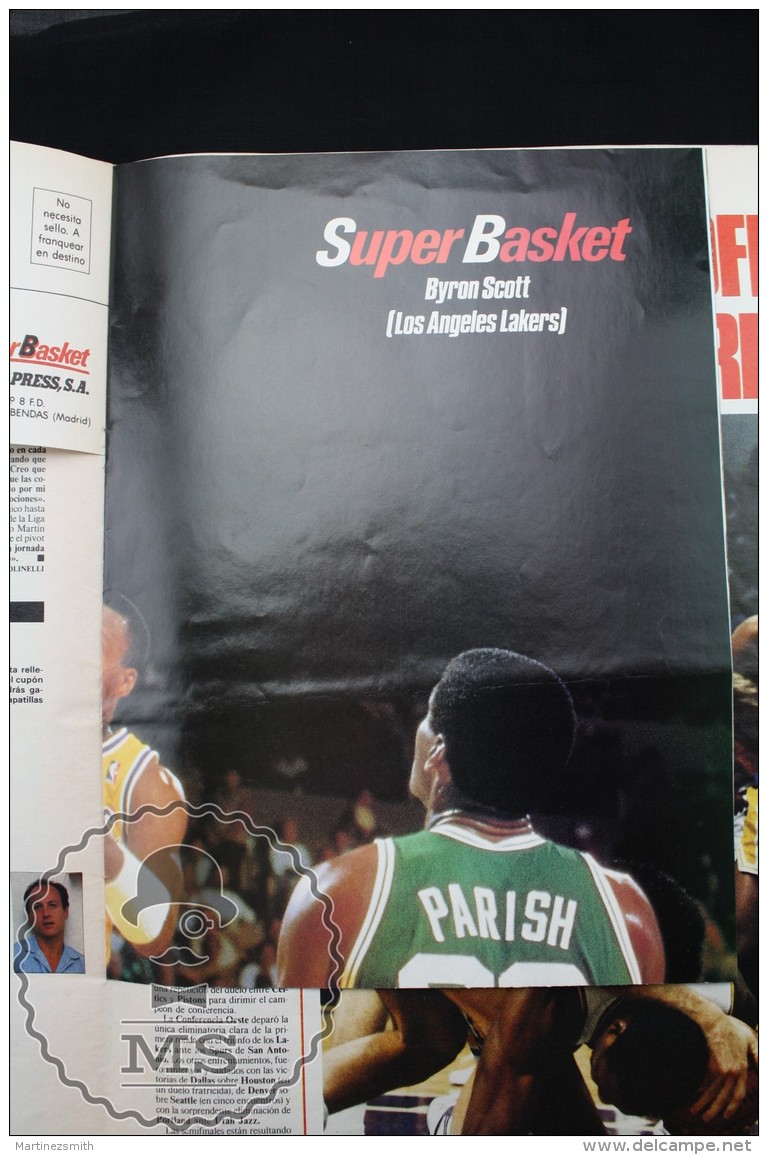 Super Basket Spanish Basketball Magazine - Nº 1 June 1988 - Michael Jordan Article & Byron Scott - Lakers Poste - Otros & Sin Clasificación