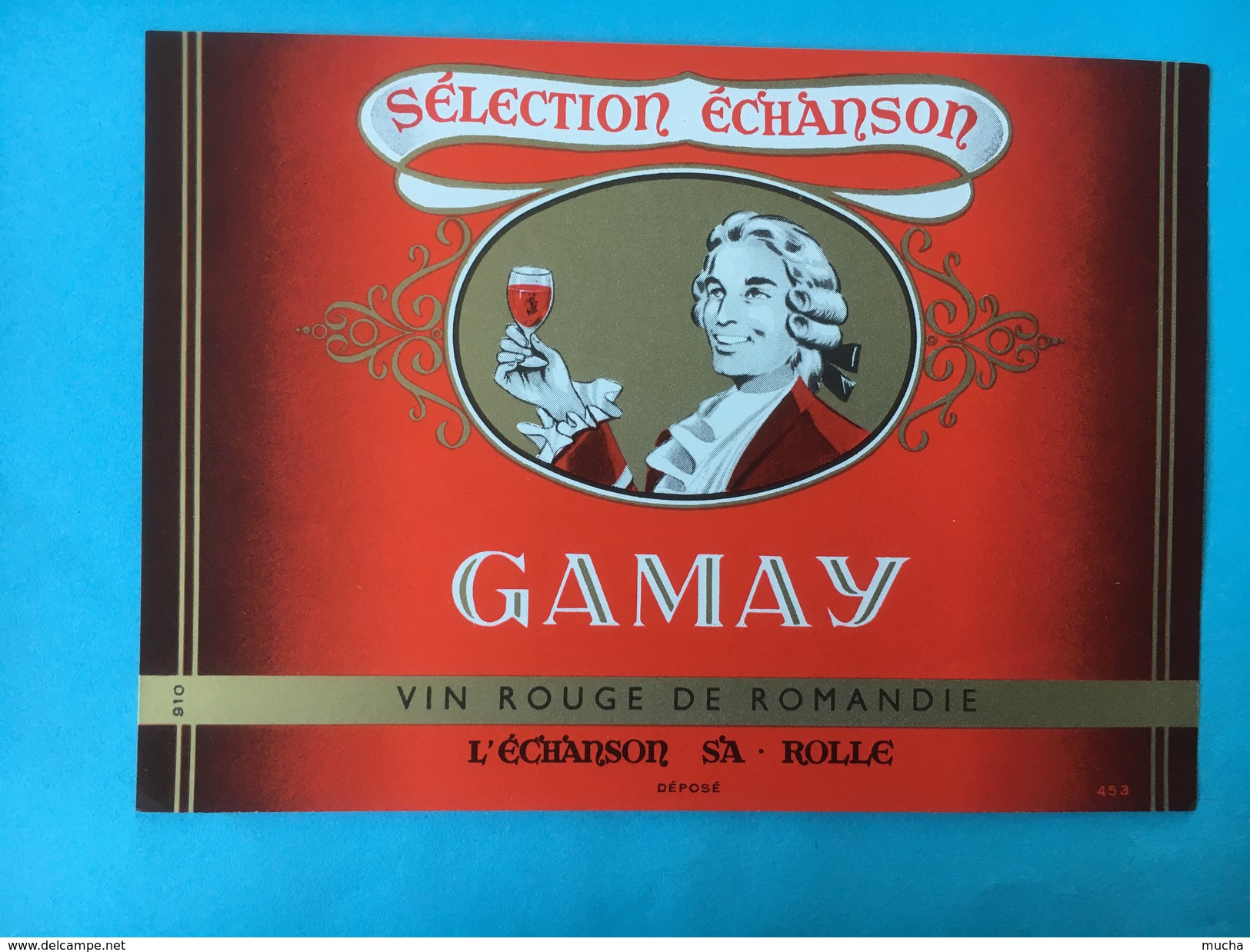 1659 - SuisseGamay Vin Rouge De Romandie Sélection Echanson - Autres & Non Classés