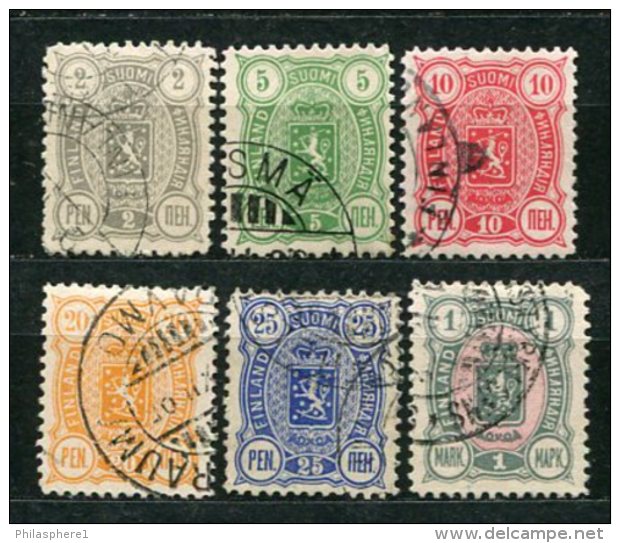 Finnland Nr.27/32         O  Used       (366) - Used Stamps