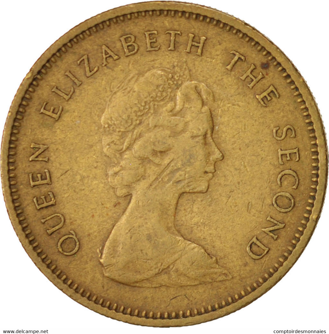 Monnaie, Hong Kong, Elizabeth II, 50 Cents, 1978, TB+, Nickel-brass, KM:41 - Hongkong