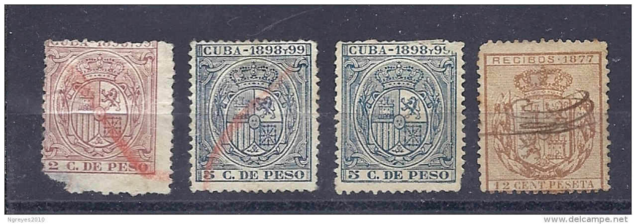 150026331  CUBA  ESPAÑA  EDIFIL  FISCALES  Nº - Kuba (1874-1898)