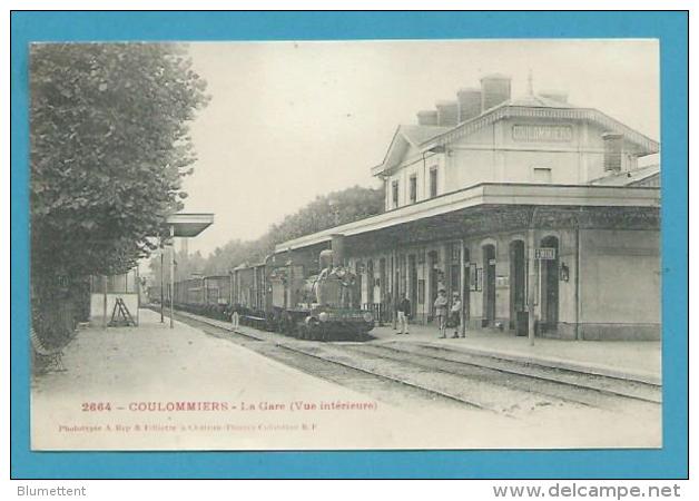 CPA 2664 - Chemin De Fer Train En Gare De COULOMMIERS 77 - Coulommiers