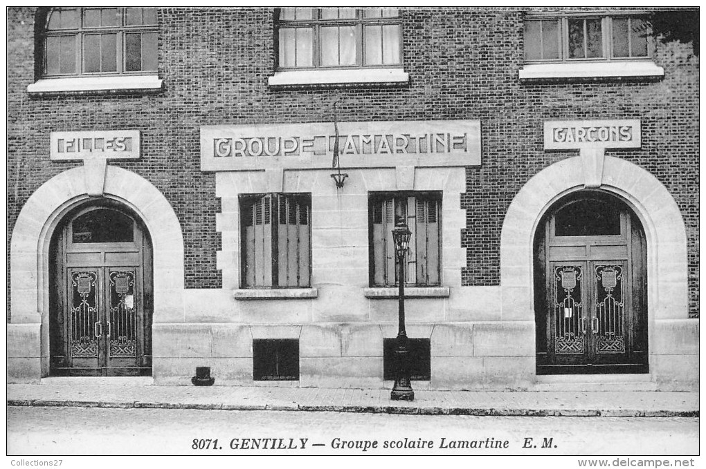 94-GENTILLY- GROUPE SCOLAIRE LAMARTINE - Gentilly