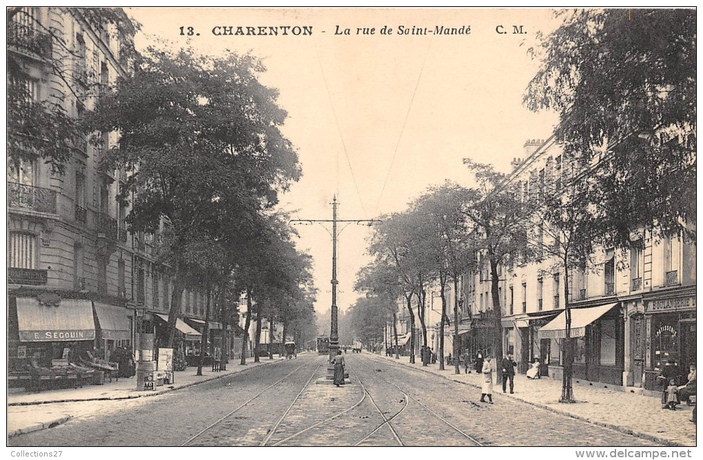 94-CHARENTON - LA RUE DE SAINT-MANDE - Charenton Le Pont