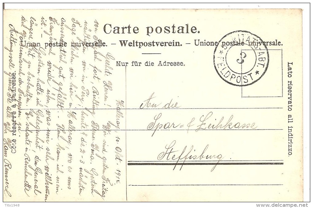 Schweiz, 1914, Malleray, Vue Gérnérale, Nach Steffisburg,  Siehe Scans! - Malleray