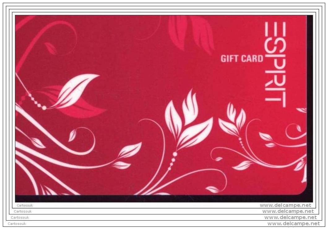 CE0384   CARTE CADEAU   SUISSE   ESPRIT - Gift Cards