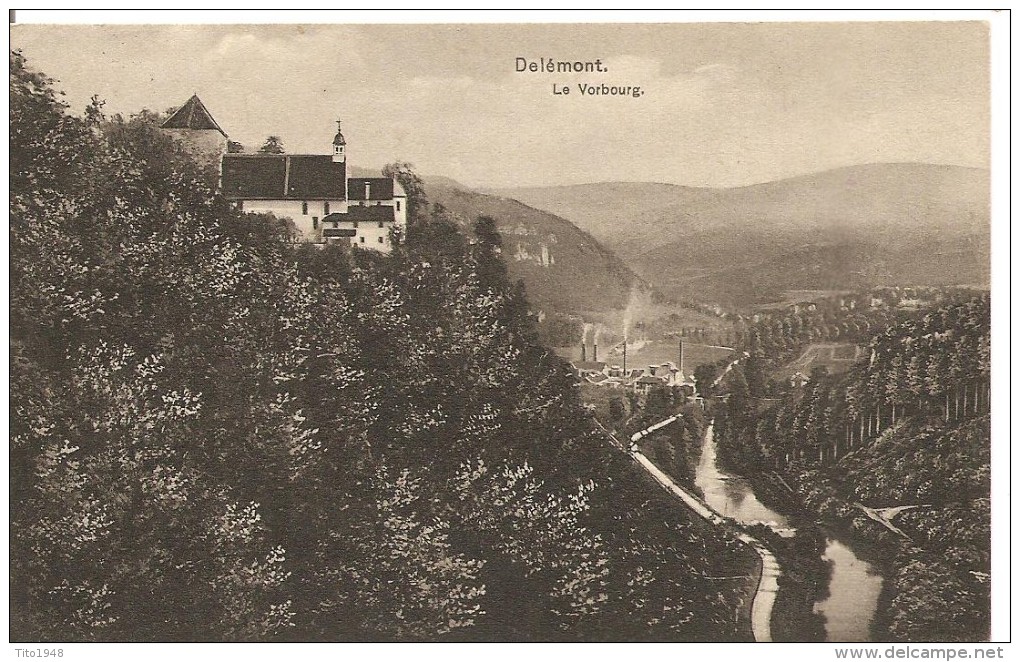 Schweiz, 1916, Delémont Vorbourg Et Courroux, San. Abt. 3, Nach Steffisburg, Siehe Scans! - Steffisburg