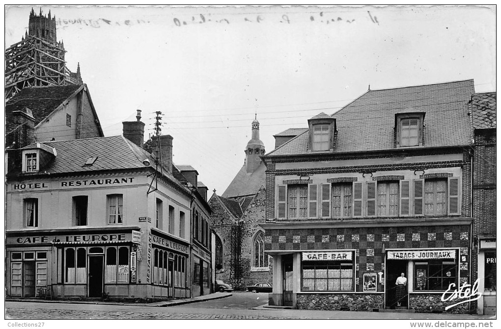 27- VERNEUIL--SUR-AVRE- LA RUE ARISTIDE BRIAND - Verneuil-sur-Avre