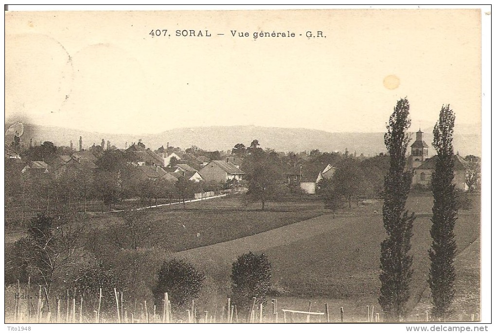 Schweiz, 1922, Soral ,Vue Général, Nach Steffisburg, Siehe Scans! - Steffisburg