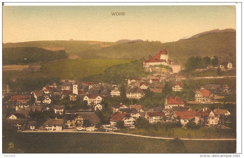 Schweiz, 1914, Worb, Infant. Manschaftsdepot III, Nach Steffisburg, Siehe Scans! - Steffisburg