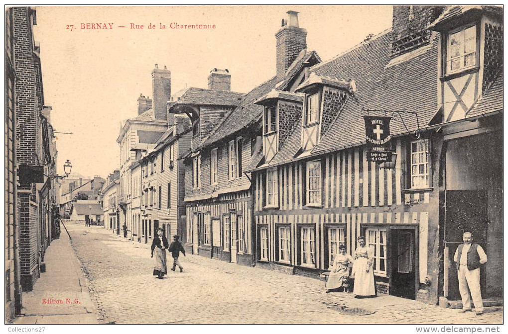 27-BERNAY- RUE DE LA CHARENTONNE - Bernay