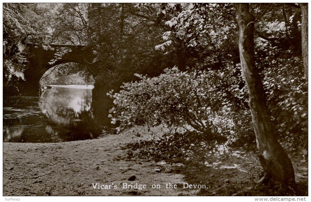 KINROSS - MILNATHORT - VICAR'S BRIDGE ON THE DEVON RP Krs1 - Kinross-shire