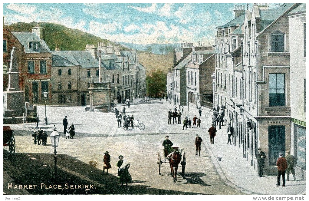 SELKIRK - MARKET PLACE - ANIMATED Slk2 - Selkirkshire