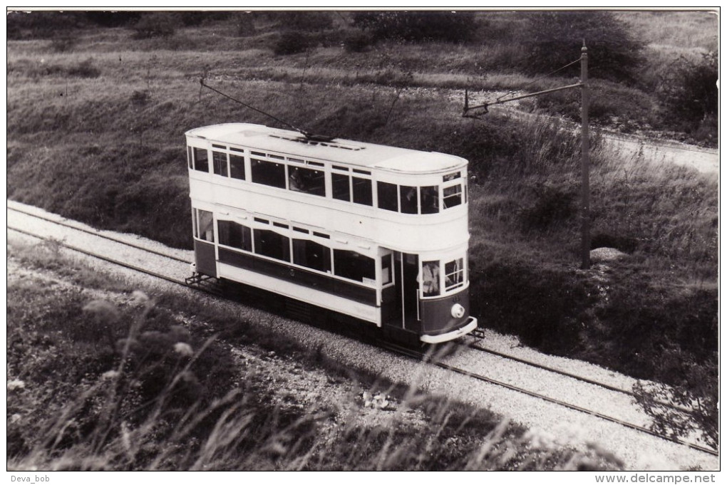 Tram Photo Blackpool Corporation Transport Standard Car 49 Crich 1965 Tramcar - Trains