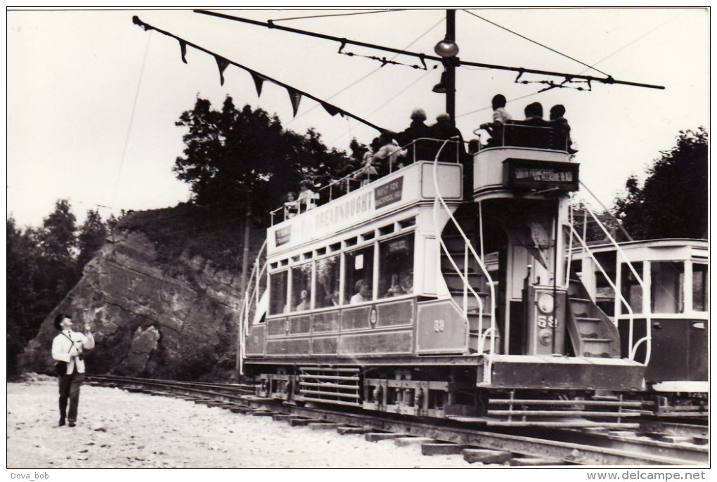 Tram Photo Blackpool Corporation Transport Dreadnought 59 Crich 1968 Tramcar - Trains